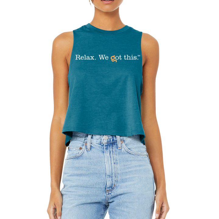 BELLA+CANVAS ® Women’s Racerback Cropped Tank
