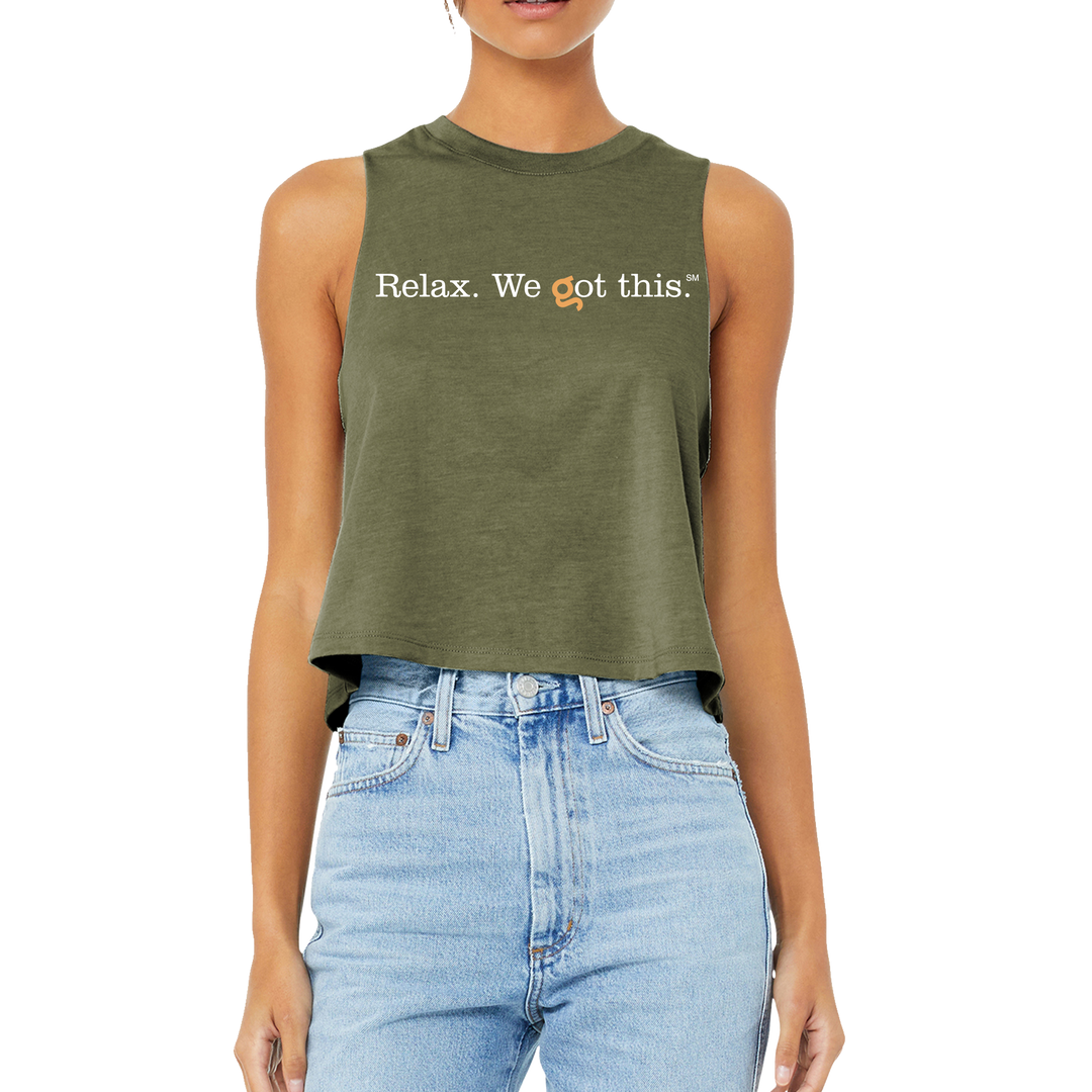 BELLA+CANVAS ® Women’s Racerback Cropped Tank