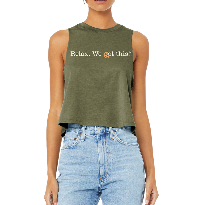 BELLA+CANVAS ® Women’s Racerback Cropped Tank