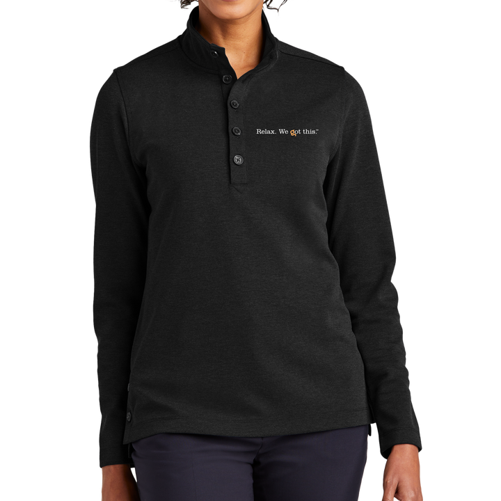 Brooks Brothers® Women’s Mid-Layer Stretch 1/2-Button