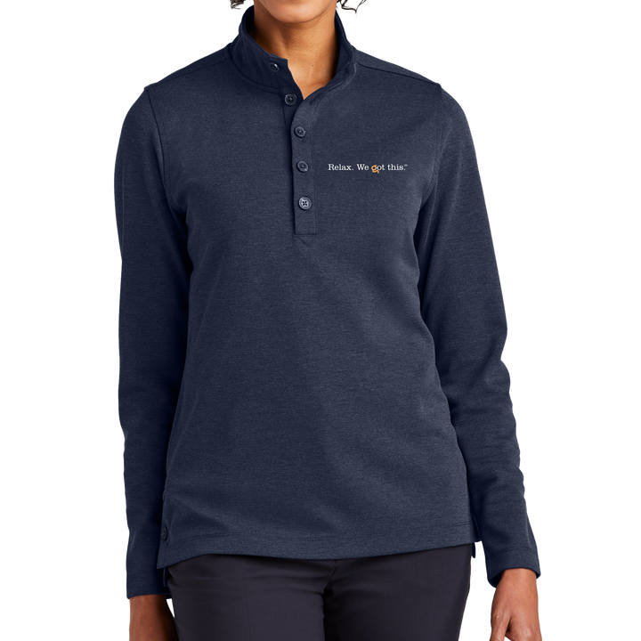 Brooks Brothers® Women’s Mid-Layer Stretch 1/2-Button
