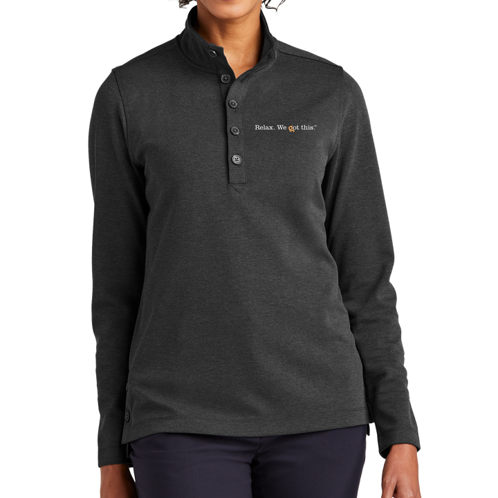 Brooks Brothers® Women’s Mid-Layer Stretch 1/2-Button
