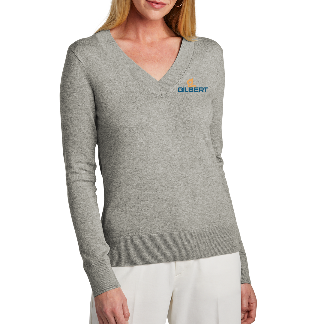 Brooks Brothers® Women’s Cotton Stretch V-Neck Sweater