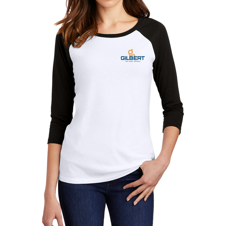 District ® Women’s Perfect Tri ® 3/4-Sleeve Raglan