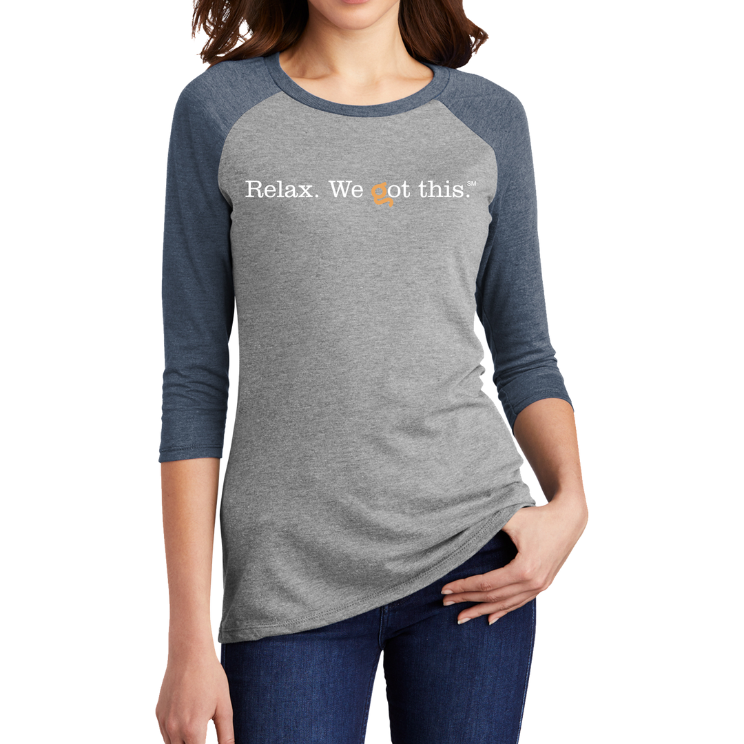 District ® Women’s Perfect Tri ® 3/4-Sleeve Raglan
