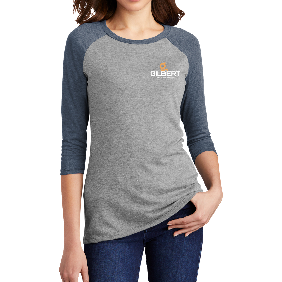 District ® Women’s Perfect Tri ® 3/4-Sleeve Raglan