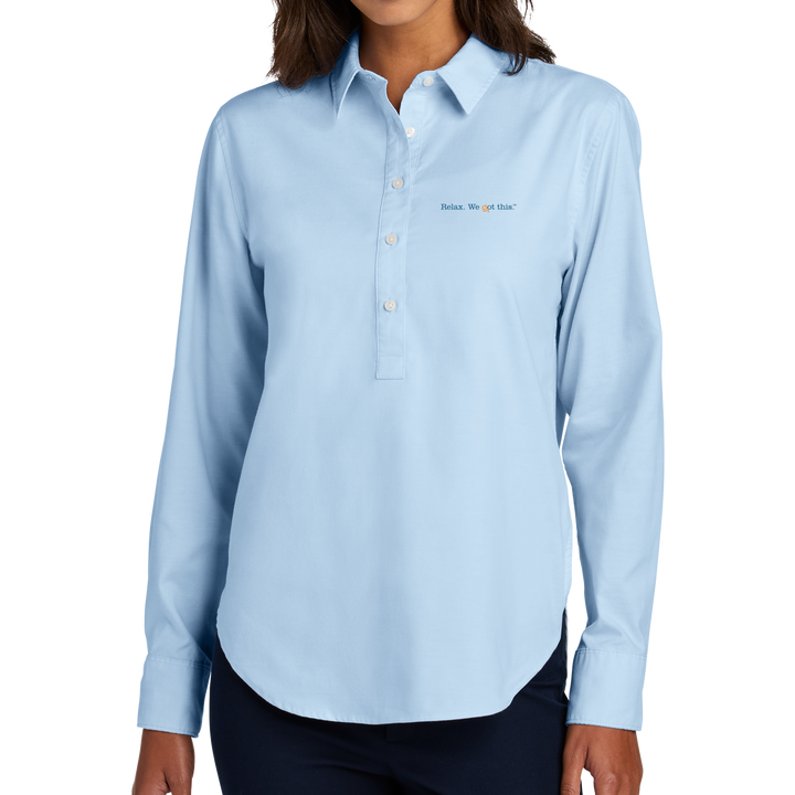 Mercer+Mettle® Women’s Long Sleeve Modern Oxford Shirt