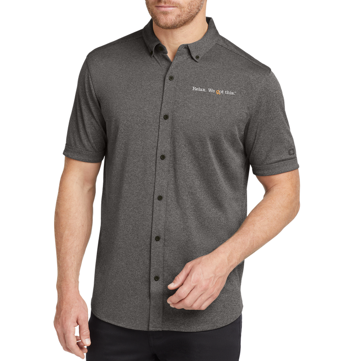 OGIO® Gravitate Full-Button Polo