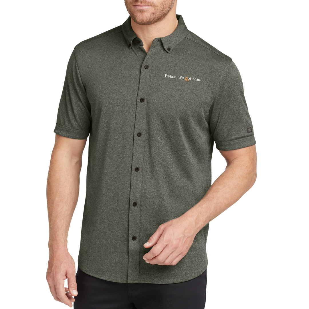 OGIO® Gravitate Full-Button Polo