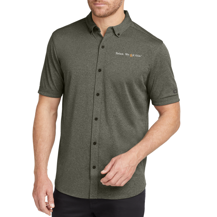 OGIO® Gravitate Full-Button Polo