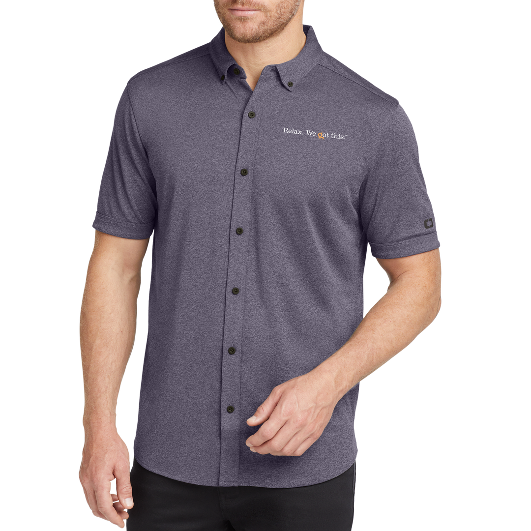 OGIO® Gravitate Full-Button Polo