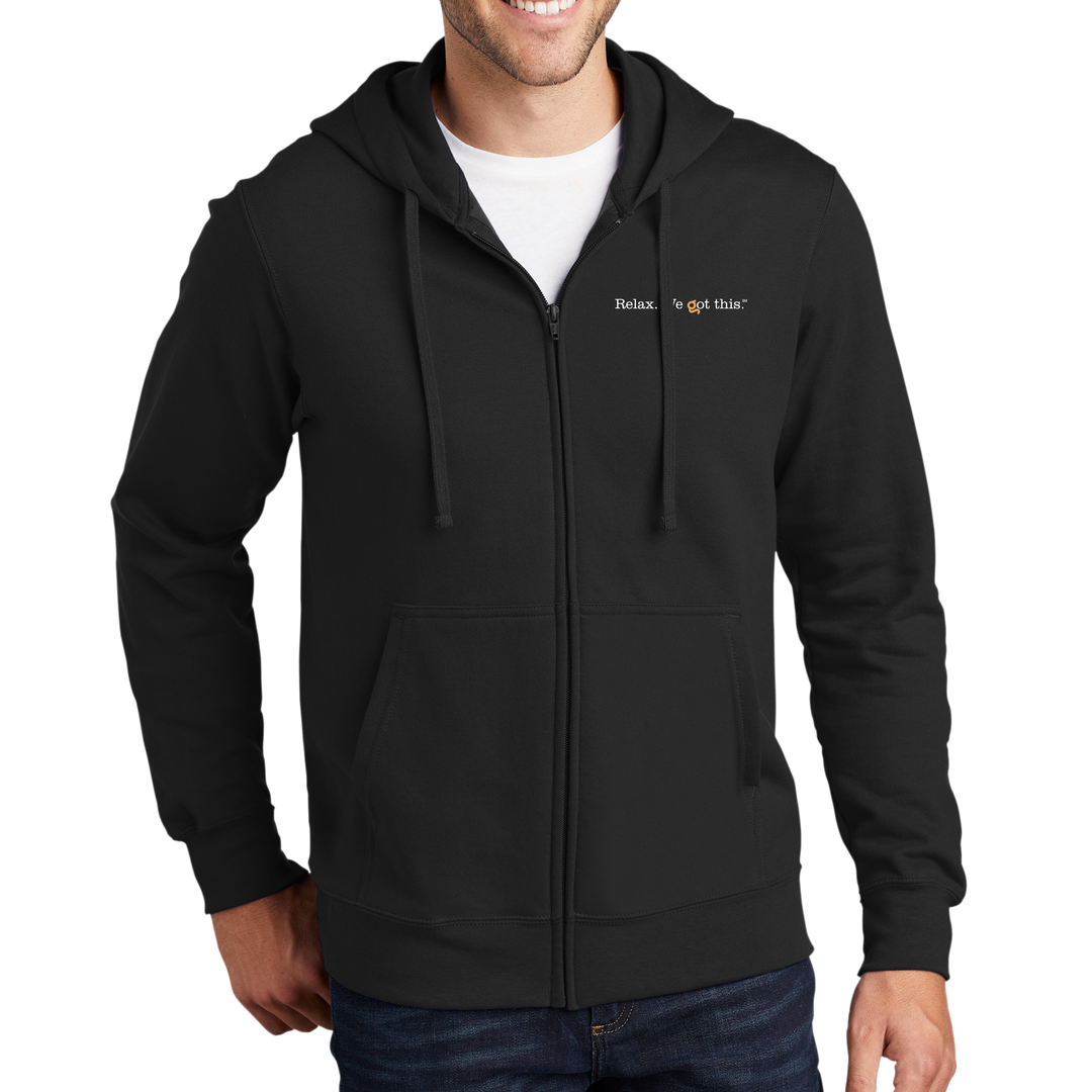 Port & Company® Fan Favorite™ Fleece Full-Zip Hooded Sweatshirt