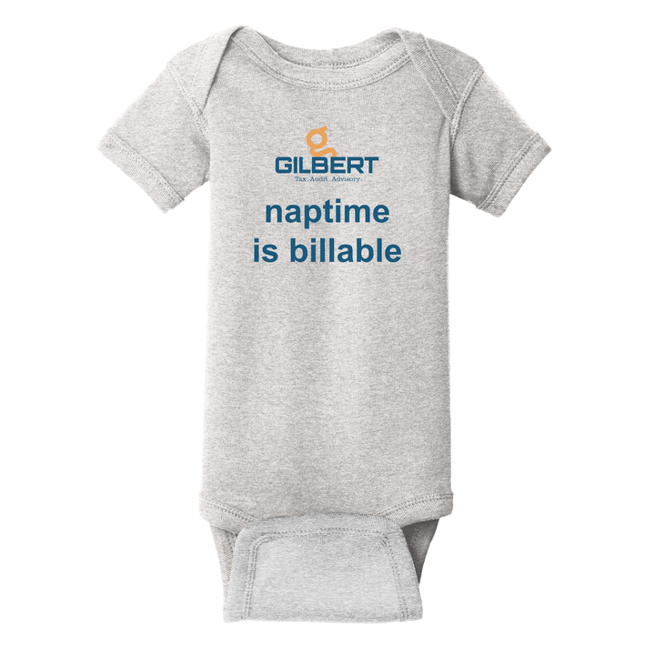 Rabbit Skins™ Infant Short Sleeve Baby Rib Bodysuit - Naptime Is Billable