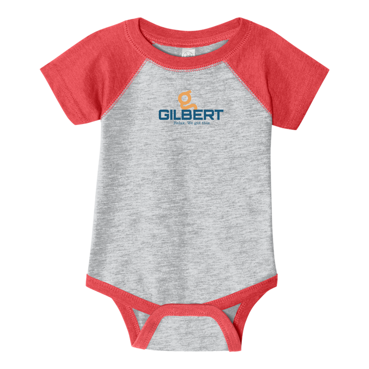Rabbit Skins™ Infant Baseball Fine Jersey Bodysuit