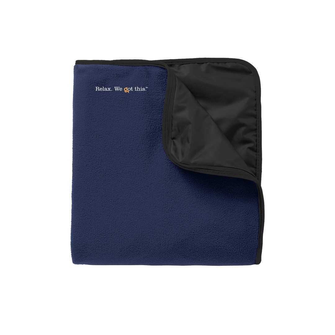 Port Authority® Fleece & Poly Travel Blanket