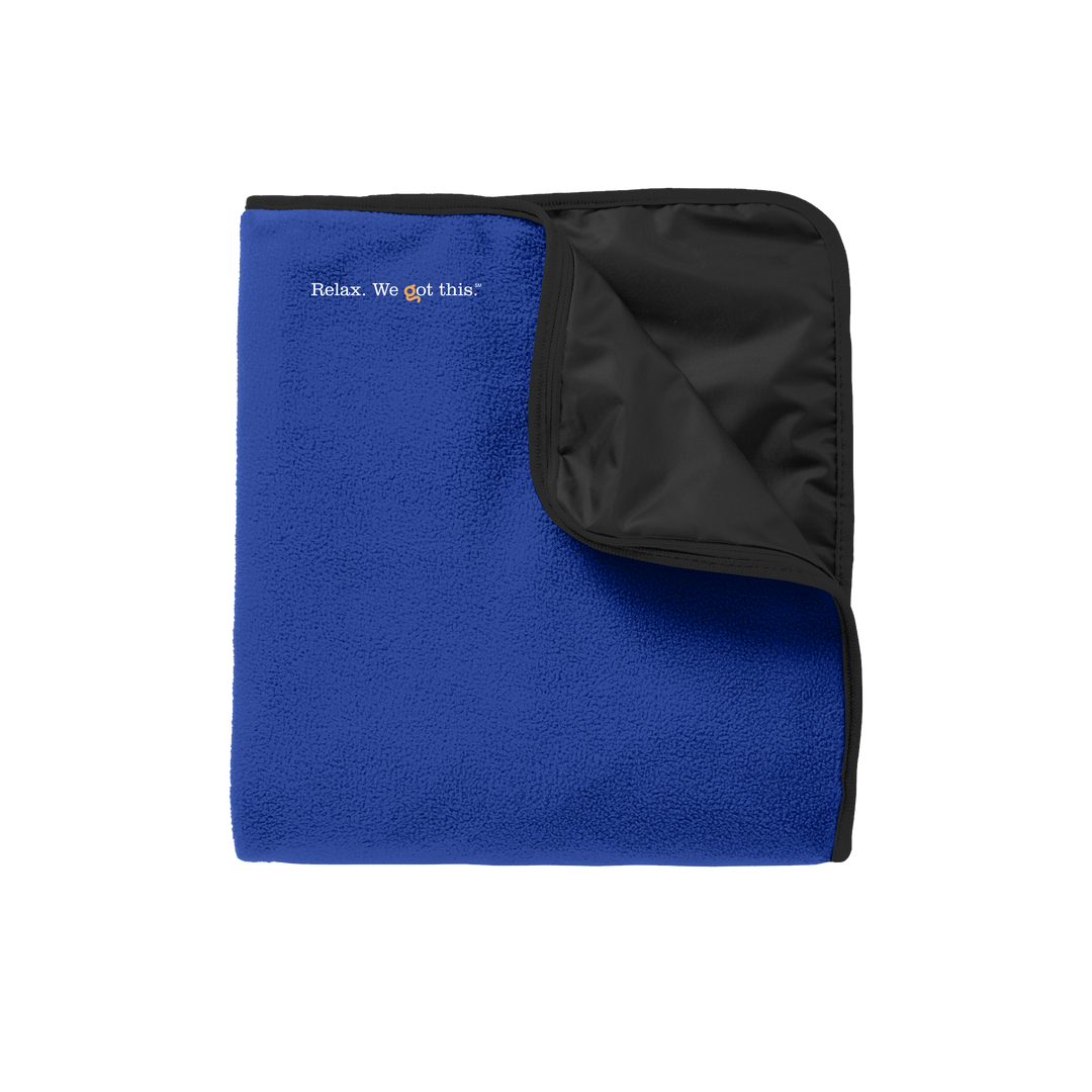 Port Authority® Fleece & Poly Travel Blanket