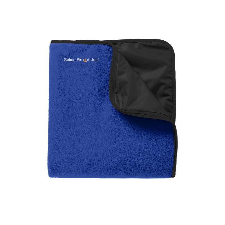 Port Authority® Fleece & Poly Travel Blanket