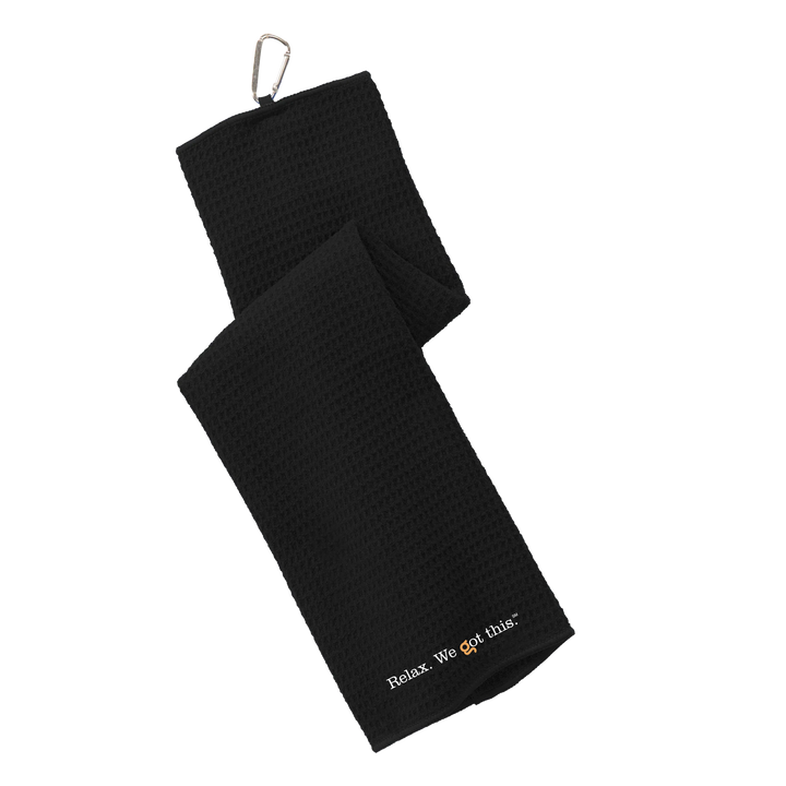 Port Authority® Waffle Microfiber Golf Towel