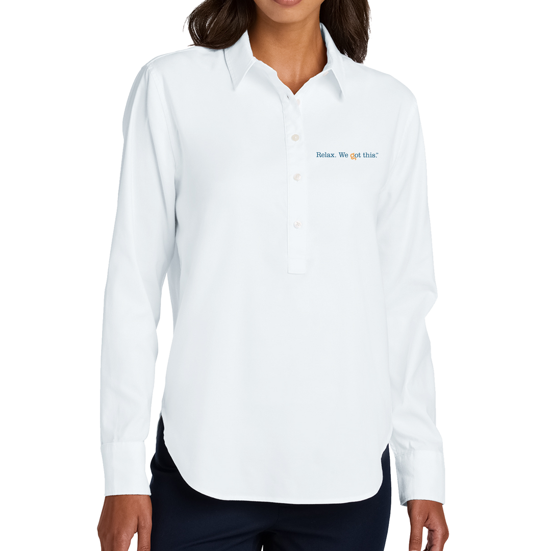 Mercer+Mettle® Women’s Long Sleeve Modern Oxford Shirt