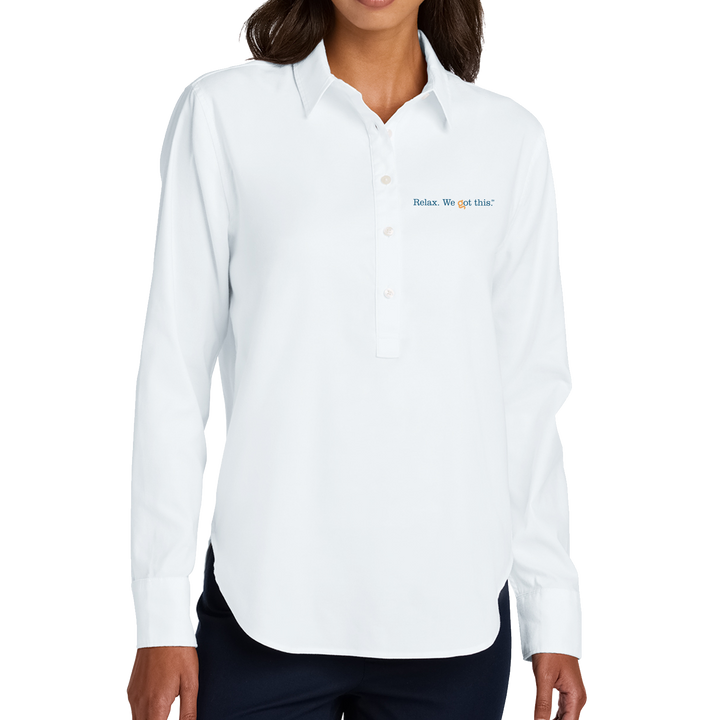 Mercer+Mettle® Women’s Long Sleeve Modern Oxford Shirt