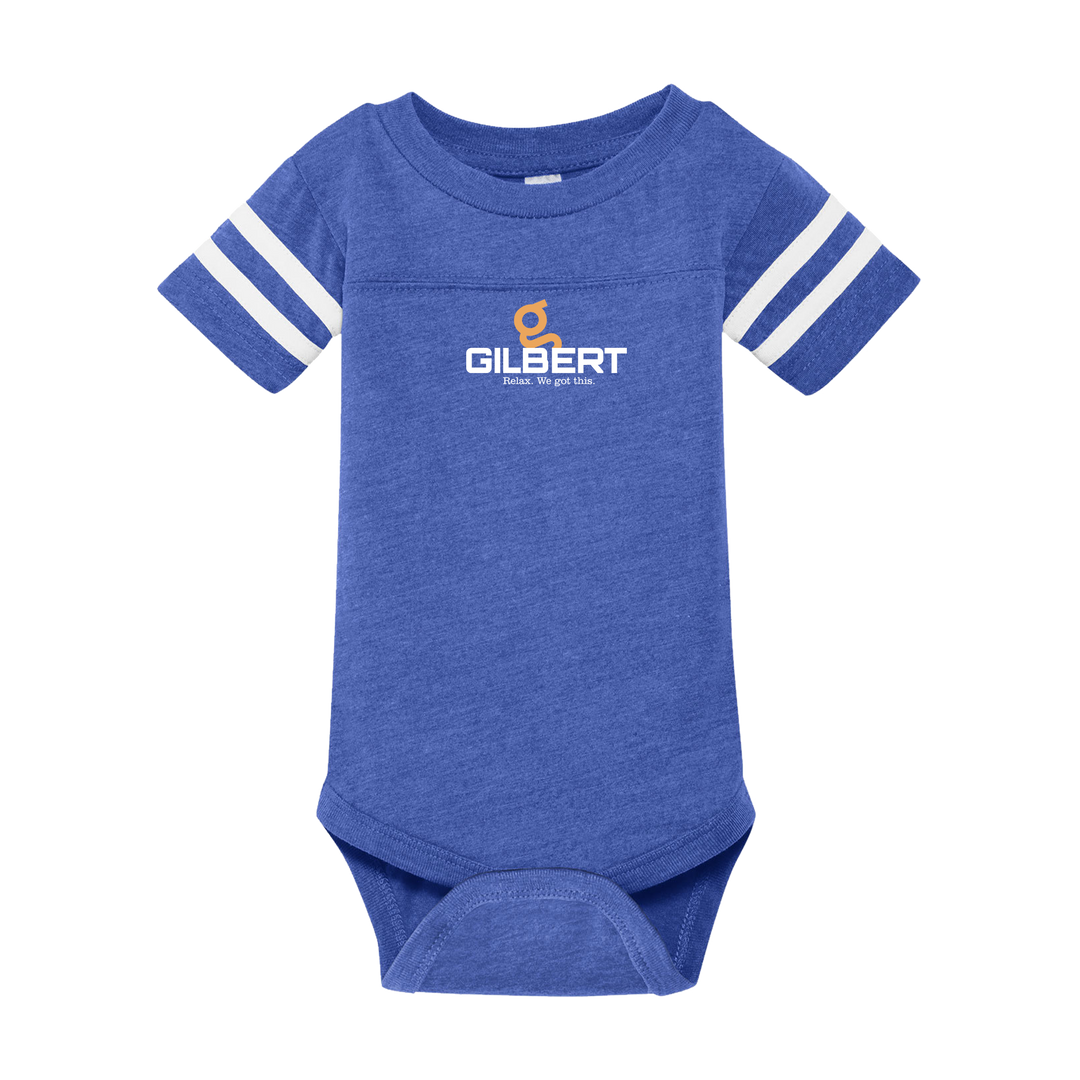 Rabbit Skins™ Infant Football Fine Jersey Bodysuit