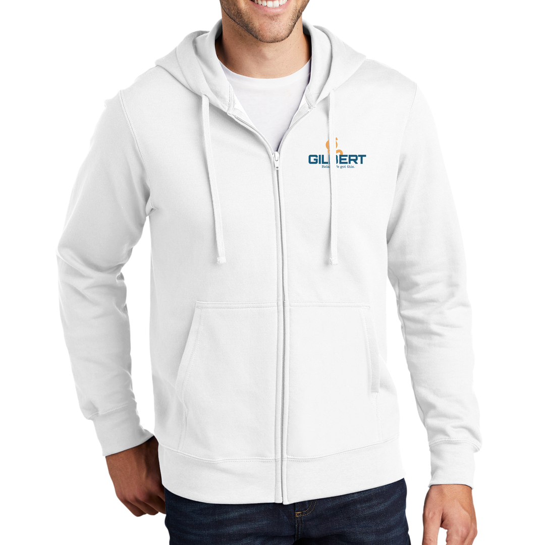 Port & Company® Fan Favorite™ Fleece Full-Zip Hooded Sweatshirt